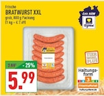 Frische Bratwurst XXL im Angebot bei Marktkauf in Mülheim Frische Bratwurst XXL Angebote bei Marktkauf Mülheim für 5,99 €