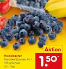 Heidelbeeren im aktuellen Netto Marken-Discount Prospekt für 1,50 €