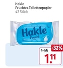 Feuchtes Toilettenpapier Angebote von Hakle bei Rossmann Wolfsburg für 1,11 €