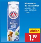die frische Milch 1,8% Fett im Netto Marken-Discount Prospekt die frische Milch 1,8% Fett von Bärenmarke im aktuellen Netto Marken-Discount Prospekt für 1,19 €