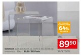Satztisch für 89,90 € bei XXXLutz Möbelhäuser im Angebot Satztisch im aktuellen XXXLutz Möbelhäuser Prospekt