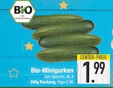 Bio-Minigurken von Bio im aktuellen EDEKA Prospekt für 1,99 €