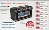 Akku Rasenmaeher im V-Markt Prospekt Autobatterie 43 Ah im aktuellen V-Markt Prospekt für 49,99 €