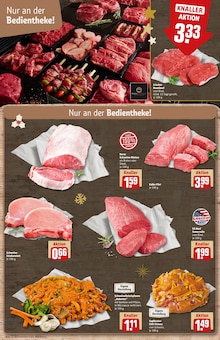 Fleisch im REWE Prospekt "Dein Markt" mit 28 Seiten (Halle (Saale))