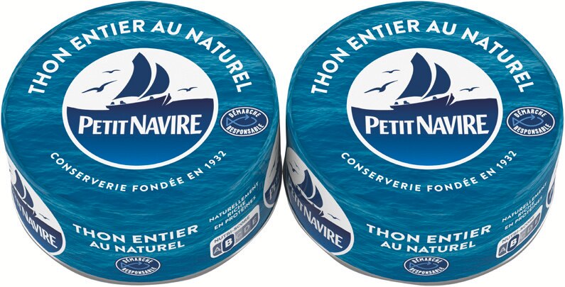 Petit Navire Thon Entier au Naturel