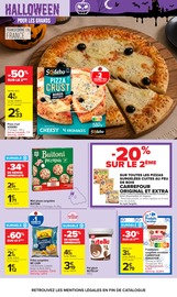 Promotion Pizza surgelée dans le prospectus Carrefour, valable du 20/10/2026 au 02/11/2026 Promo Pizza surgelée dans le catalogue Carrefour du moment à la page 20