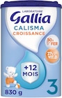 Calisma Croissance 3 Dès 12 Mois - Gallia à 4,46 € dans le catalogue Intermarché Express