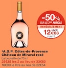 A.O.P. Côtes-de-Provence rosé à Monoprix dans Perpignan