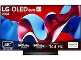 OLED48C47LA OLED evo TV (Flat, 48 Zoll / 121 cm, 4K, SMART TV, webOS 24 mit ThinQ) im MediaMarkt Saturn Prospekt OLED48C47LA OLED evo TV (Flat, 48 Zoll / 121 cm, 4K, SMART TV, webOS 24 mit ThinQ) von LG im aktuellen MediaMarkt Saturn Prospekt für 1.079,00 €