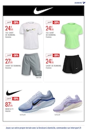 Prix et réduction Short Femme dans le prospectus Intersport en cours Offre Short Femme dans le catalogue Intersport du moment à la page 9