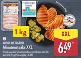 Minutensteaks XXL Angebote von MEINE METZGEREI bei ALDI Nord Gronau für 6,49 €