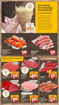 Rindfleisch im aktuellen REWE Prospekt (Reutlingen) Rindfleisch im REWE Prospekt "Dein Markt" mit 26 Seiten (Reutlingen)
