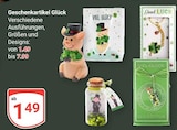 Geschenkartikel Glück Angebote bei GLOBUS St. Ingbert für 1,49 €
