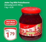 Wild-Preiselbeeren im Angebot bei GLOBUS in Pirmasens Wild-Preiselbeeren Angebote von Jeden Tag bei GLOBUS Pirmasens für 1,79 €