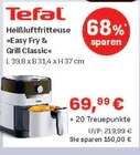Heißluftfritteuse »Easy Fry & Grill Classic« Angebote von Tefal bei Marktkauf Leipzig für 69,99 €