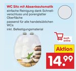 WC Sitz mit Absenkautomatik im Angebot bei Netto Marken-Discount in Halle WC Sitz mit Absenkautomatik Angebote bei Netto Marken-Discount Halle für 14,99 €