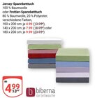 Aktuelle Bettwäsche Angebote bei GLOBUS in Herne Aktuelles Jersey-Spannbetttuch Angebot bei GLOBUS in Herne ab 4,99 €