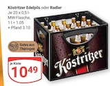 Edelpils Angebote von Köstritzer bei GLOBUS Hoyerswerda für 10,49 €