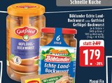 EDEKA Arnsberg - Echte Land-Bockwurst Angebot im Prospekt Echte Land-Bockwurst bei EDEKA im Arnsberg Prospekt für 1,79 €