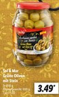 Grüne Oliven mit Stein im Angebot bei Lidl in Leverkusen Grüne Oliven mit Stein Angebote von Sol & Mar bei Lidl Leverkusen für 3,49 €