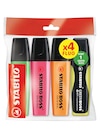 3 surligneurs STABILO BOSS ORIGINAL + 1 STABILO GREEN BOSS jaune - STABILO - Bureau Vallée 3 surligneurs STABILO BOSS ORIGINAL + 1 STABILO GREEN BOSS jaune - STABILO à 2,99 € dans le catalogue Bureau Vallée