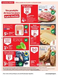 Catalogue Auchan Supermarché, 15/07/2026 - 25/07/2026, PETIT DÉJ & GOÛTER, 36 pages Prospectus Auchan Supermarché en cours, "PETIT DÉJ & GOÛTER", 36 pages