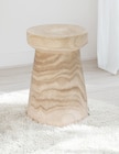 Table d'appoint en paulownia en promo chez Stokomani Table d'appoint en paulownia dans le catalogue Stokomani