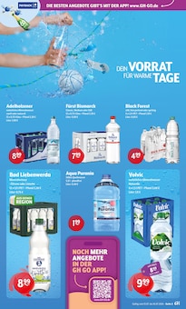 Wasser im aktuellen Getränke Hoffmann Prospekt (Cottbus) Wasser im Getränke Hoffmann Prospekt "Aktuelle Angebote" mit 9 Seiten (Cottbus)