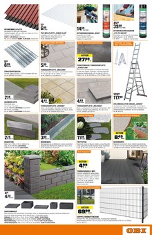 Terrassenplatten im aktuellen OBI Prospekt (Erfurt) Terrassenplatten im OBI Prospekt "BIBERSTARKE ANGEBOTE" mit 4 Seiten (Erfurt)