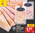 Aktuelles Wurst Aufschnitt Angebot bei Netto Marken-Discount in Pforzheim ab 1,29 €