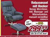 Relaxsessel mit Hocker im aktuellen POCO Prospekt