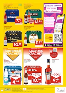 Bier im Netto Marken-Discount Prospekt "DER ORT, AN DEM DU IMMER AUSGEZEICHNETE PREISE FINDEST." mit 2 Seiten (Bielefeld)