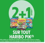 Promo 2+1 OFERT SUR TOUT HARIBO PIK à  dans le catalogue Intermarché à Amilly