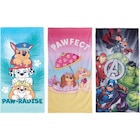SUR TOUS LES DRAPS DE PLAGE ENFANT - NICKELODEON ET MARVEL dans le catalogue Carrefour