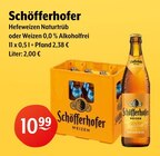 Aktuelle Bier Angebote bei Getränke Hoffmann in Rheine Aktuelles Hefeweizen Naturtrüb Angebot bei Getränke Hoffmann in Rheine ab 10,99 €