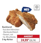 METRO Neustrelitz - Backhendl Angebot im Prospekt Backhendl bei METRO im Neustrelitz Prospekt für 26,74 €