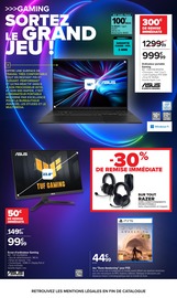 Promos Console PS5 dans le catalogue "PASSEZ L'AUTOMNE CONNECTÉ À VOS ENVIES !" de Carrefour Console PS5 en promo dans le catalogue Carrefour à la page 25