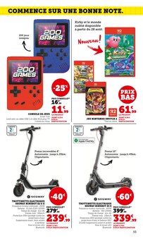 Promo Console Nintendo dans le catalogue Super U du moment à la page 33