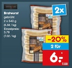 Bratwurst im Angebot bei Netto Marken-Discount in Königswinter Bratwurst Angebote bei Netto Marken-Discount Königswinter für 6,00 €