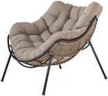 Fauteuil cocoon en promo chez Botanic Fauteuil cocoon dans le catalogue Botanic