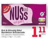 Aktuelles Edel Zartbitter Schokolade Angebot bei E center in Karlsruhe ab 1,11 €