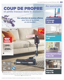 Promotion Rowenta dans le prospectus Carrefour, valable du 31/01/2023 au 13/02/2023 Promo Rowenta dans le catalogue Carrefour du moment à la page 41