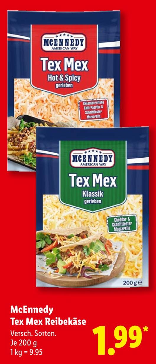 Tex Mex Reibekäse