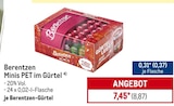 Minis PET im Gürtel im Angebot bei METRO in Rottenburg Minis PET im Gürtel Angebote von Berentzen bei METRO Rottenburg für 8,87 €