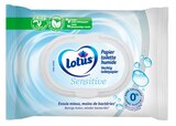 Papier hygiénique humide - LOTUS en promo chez Carrefour Papier hygiénique humide - LOTUS dans le catalogue Carrefour