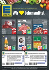 Fleisch im EDEKA Prospekt in Hoyerswerda Aktueller EDEKA Prospekt mit Fleisch, "Wir lieben Lebensmittel!", Seite 1