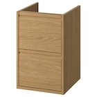 Waschbeckenschrank mit Schubladen Eichenachbildung 40x48x63 cm Angebote von ÄNGSJÖN bei IKEA Eisenach für 130,00 €