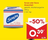 Streichfett von Sonja oder Sana im aktuellen Netto Marken-Discount Prospekt