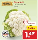 Blumenkohl im Angebot bei Netto Marken-Discount in Chemnitz Blumenkohl Angebote von HEIMAT bei Netto Marken-Discount Chemnitz für 1,49 €