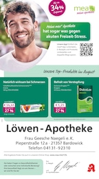 mea - meine apotheke Prospekt für Adendorf mit 4 Seiten mea - meine apotheke Prospekt für Adendorf: "Unsere August-Angebote", 4 Seiten, 01.08.2026 - 31.08.2026